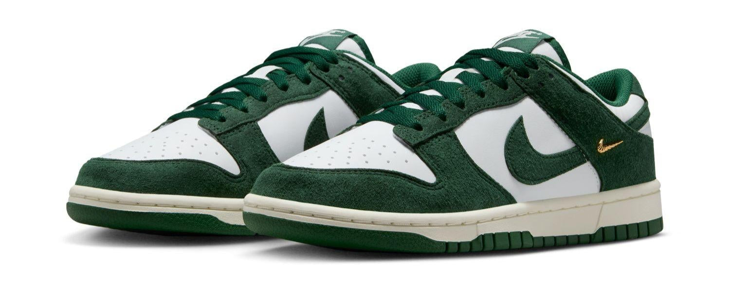 Nike Dunk Low Gorge Green Gold Mini Swoosh (Women's)