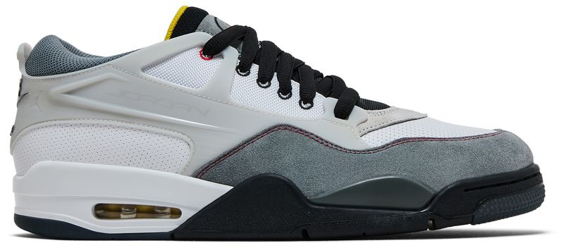 Jordan 4 RM Premium White Black Smoke Grey Fire Red