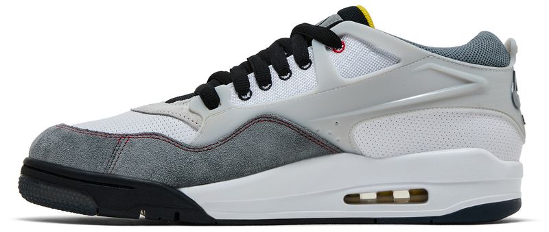 Jordan 4 RM Premium White Black Smoke Grey Fire Red