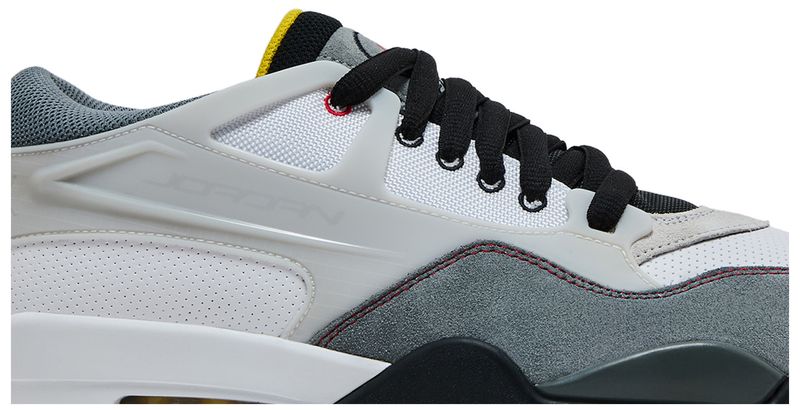 Jordan 4 RM Premium White Black Smoke Grey Fire Red