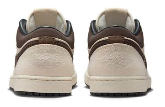 Jordan 1 Low Premium Pale Ivory Off Noir Baroque Brown