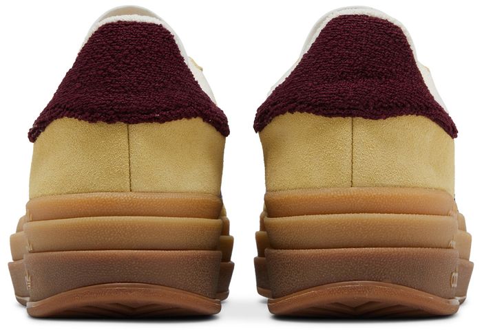 adidas Gazelle Bold Almost Yellow Maroon (Women's)