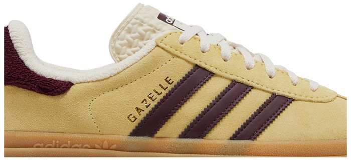 adidas Gazelle Bold Almost Yellow Maroon (Women's)