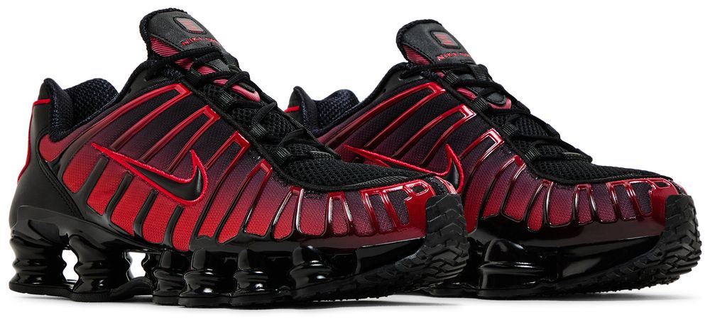 Nike Shox TL Black University Red Gradient