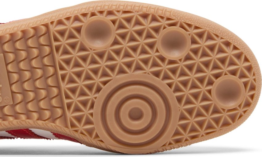 Adidas Samba OG White Solar Red Gum (Women's)