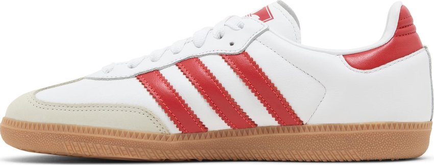 Adidas Samba OG White Solar Red Gum (Women's)