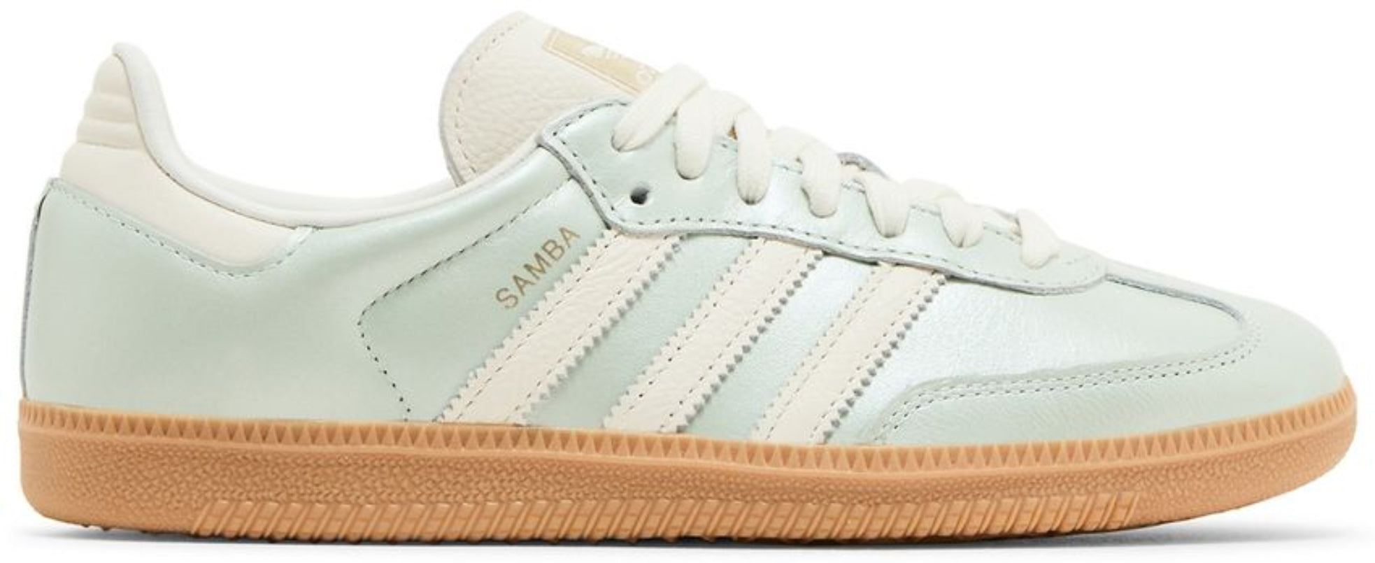Adidas Samba OG Linen Green Metallic (Women's)