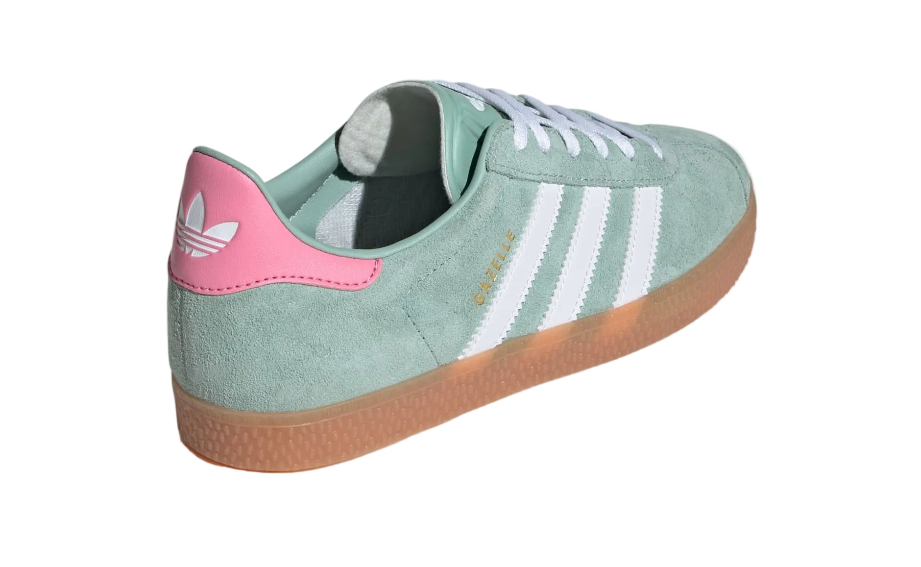 adidas Gazelle Hazy Green Bliss Pink (GS)