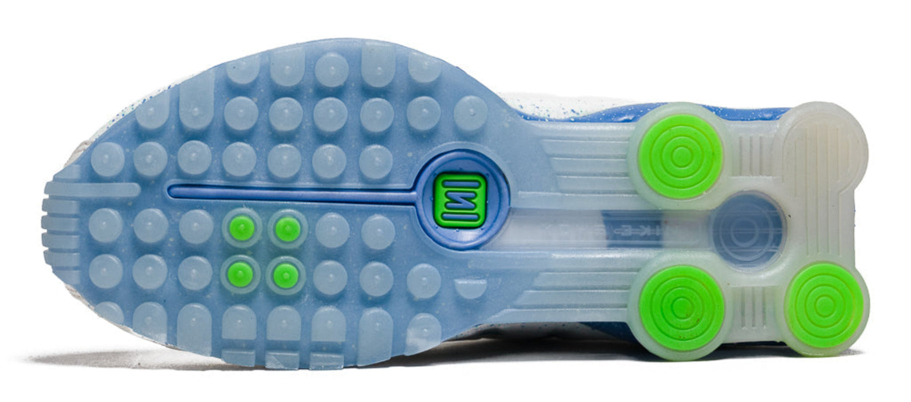 Nike Shox R4 AB White Green Strike Royal Pulse (Women's)