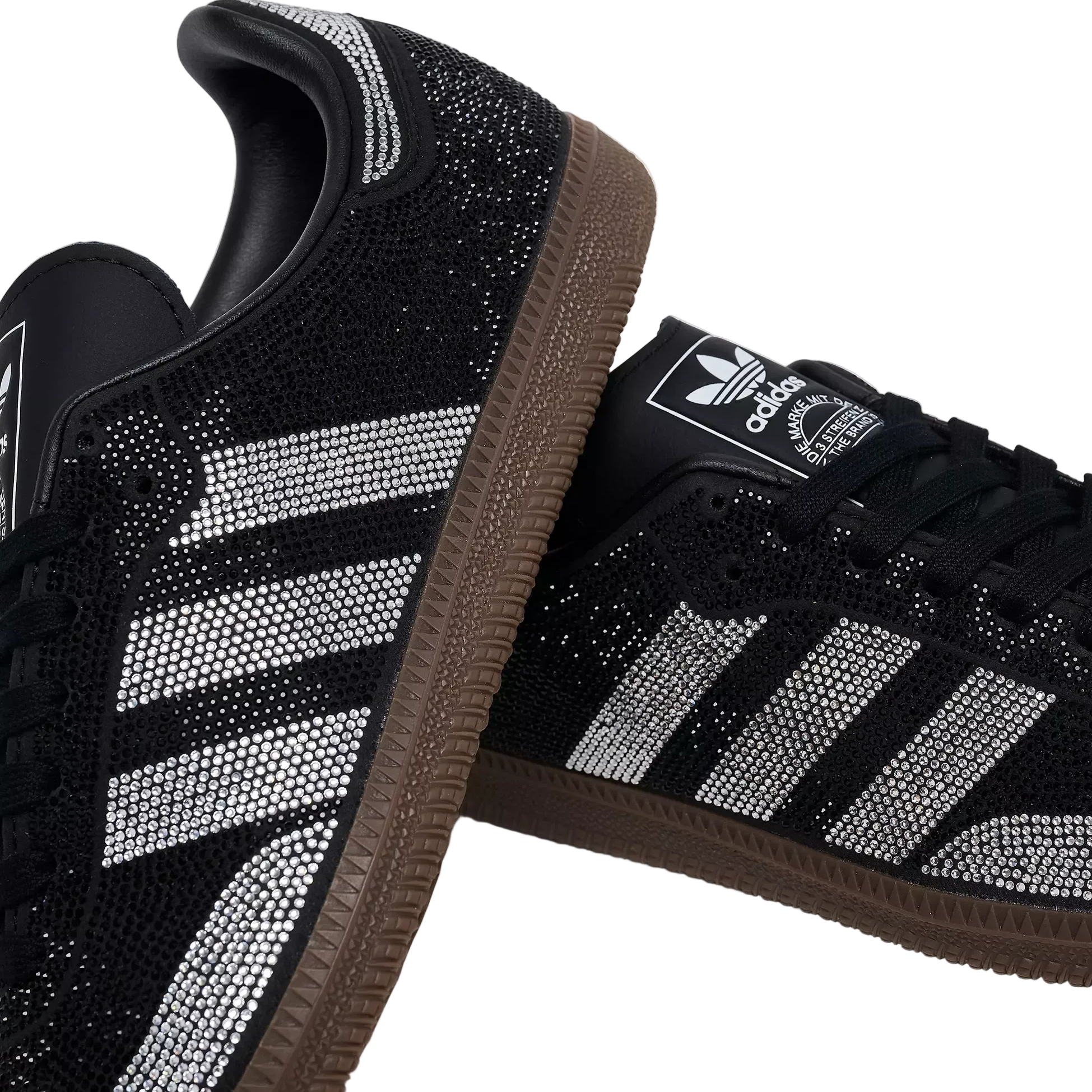 Adidas Samba OG Rhinestone Black Silver (Women's)