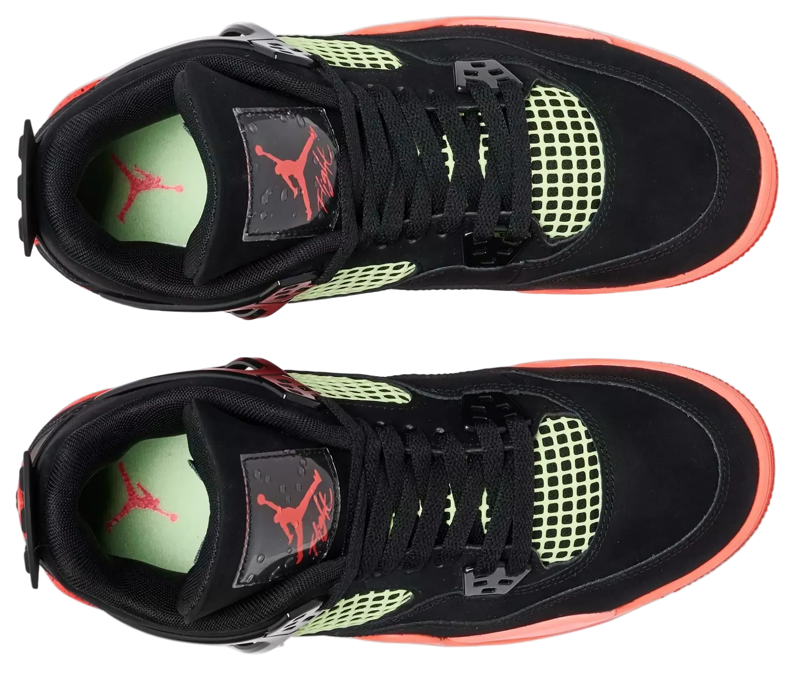 Jordan 4 Retro Black Infrared Barely Volt (GS)