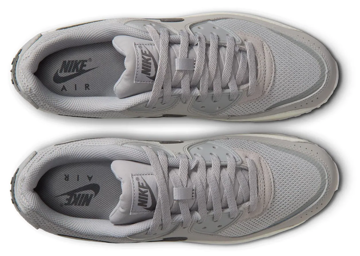 Nike Air Max 90 Premium Mesh Mudguard Light Smoke Grey