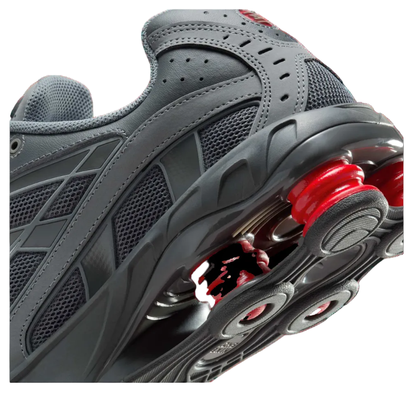 Nike Shox Ride 2 Smoke Grey University Red