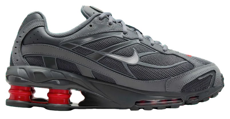 Nike Shox Ride 2 Smoke Grey University Red