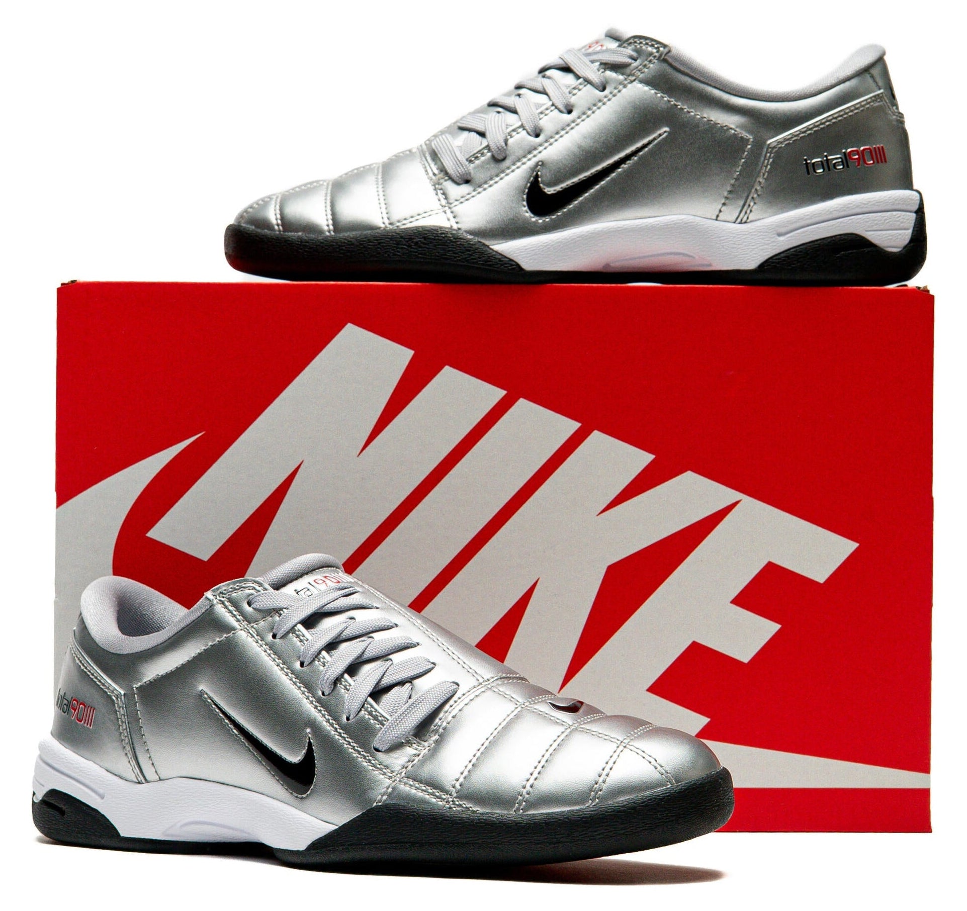 Nike Total 90 3 Metallic Silver Black (Women's)