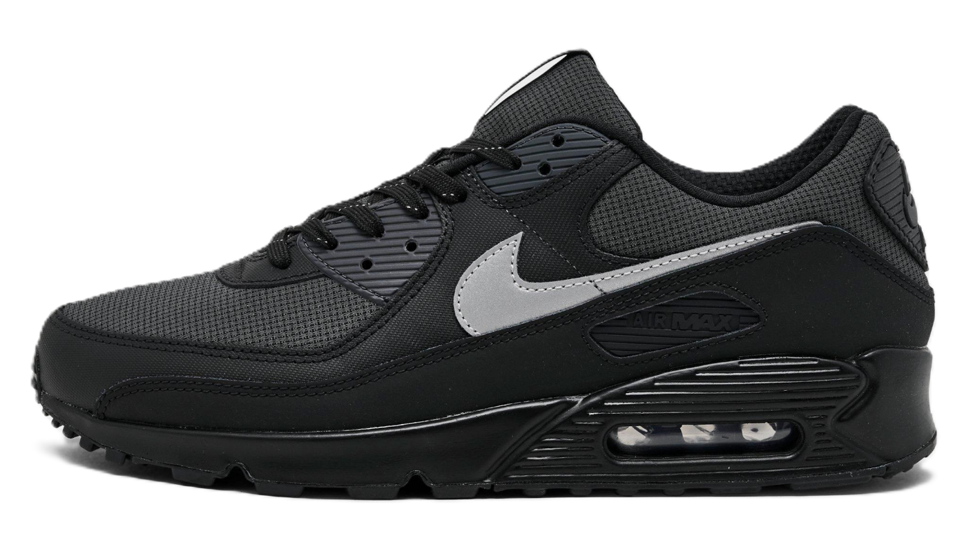 Nike Air Max 90 Black Reflective Silver