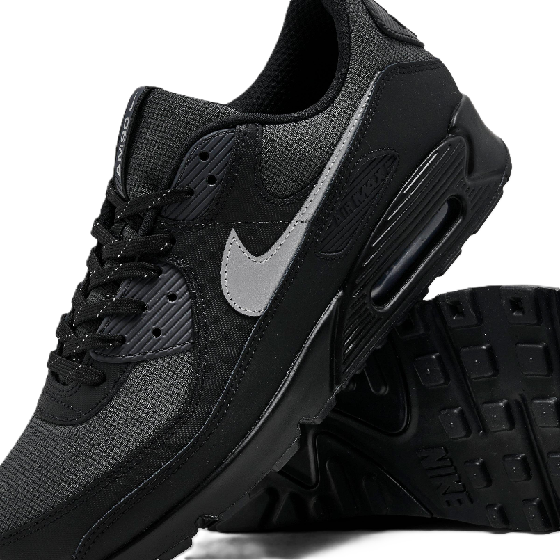 Nike Air Max 90 Black Reflective Silver