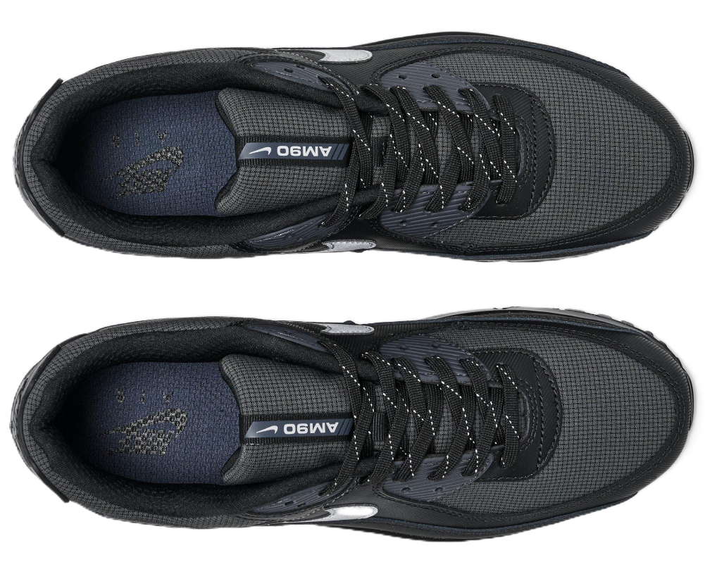 Nike Air Max 90 Black Reflective Silver
