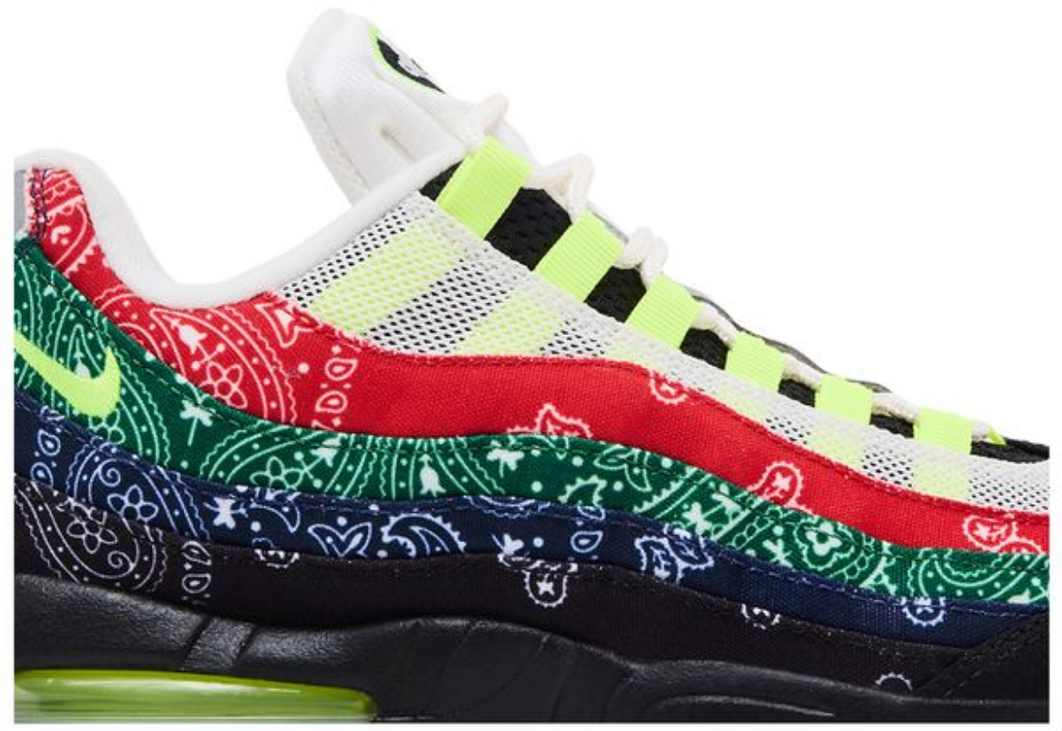 Nike Air Max 95 OG Big Bubble Neon Paisley Bandana