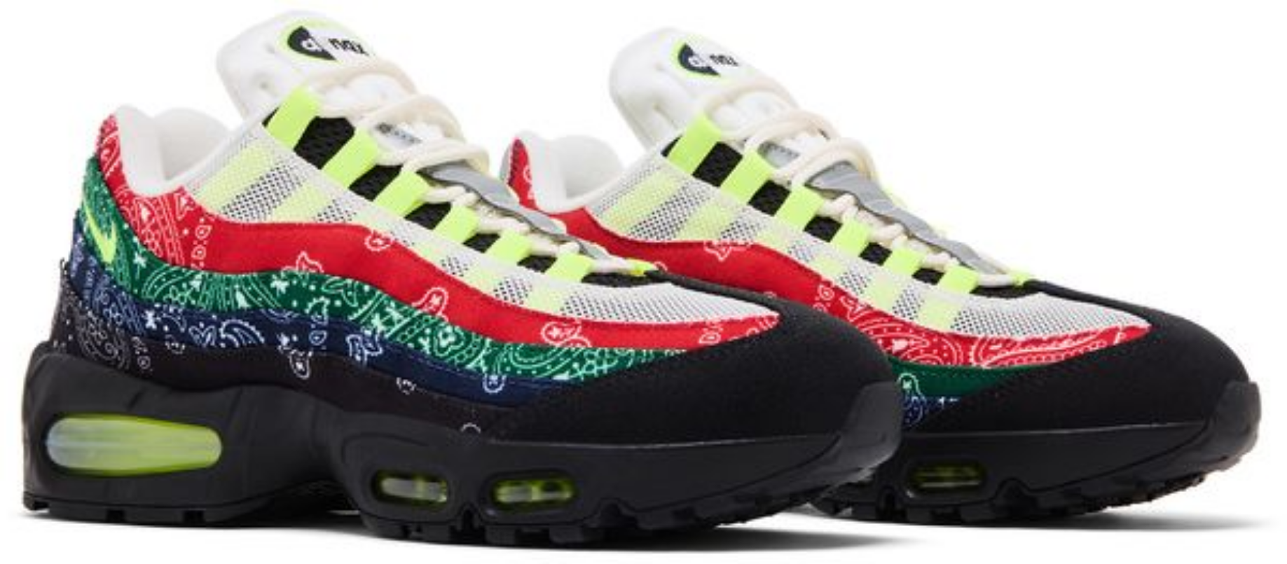 Nike Air Max 95 OG Big Bubble Neon Paisley Bandana