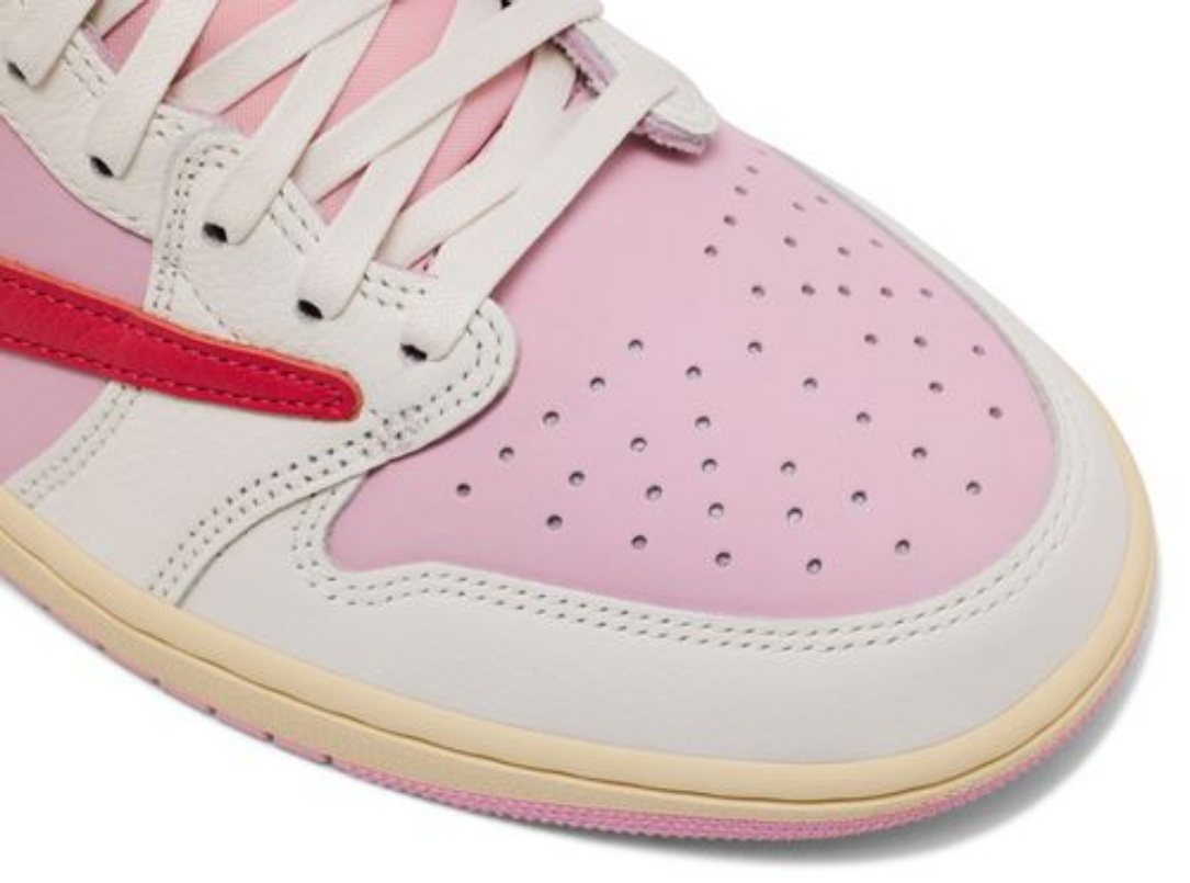 Jordan 1 Retro Low OG SP Travis Scott Sail Tropical Pink