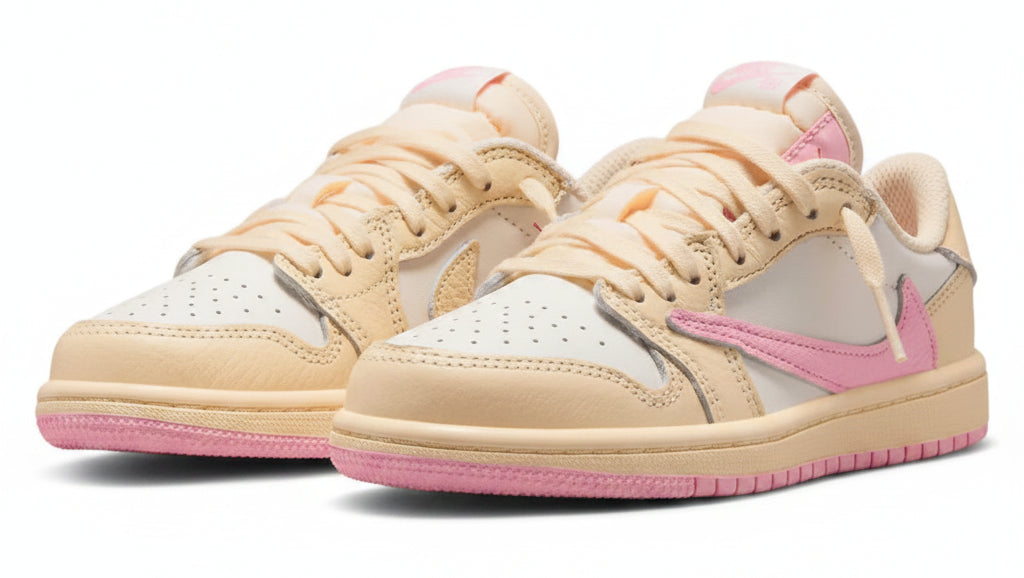 Jordan 1 Retro Low OG SP Travis Scott Shy Pink (PS)