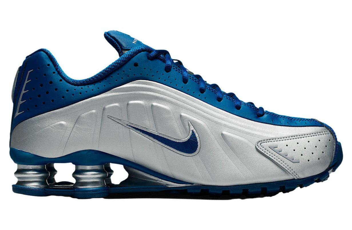 Nike Shox R4 Court Blue Metallic Silver
