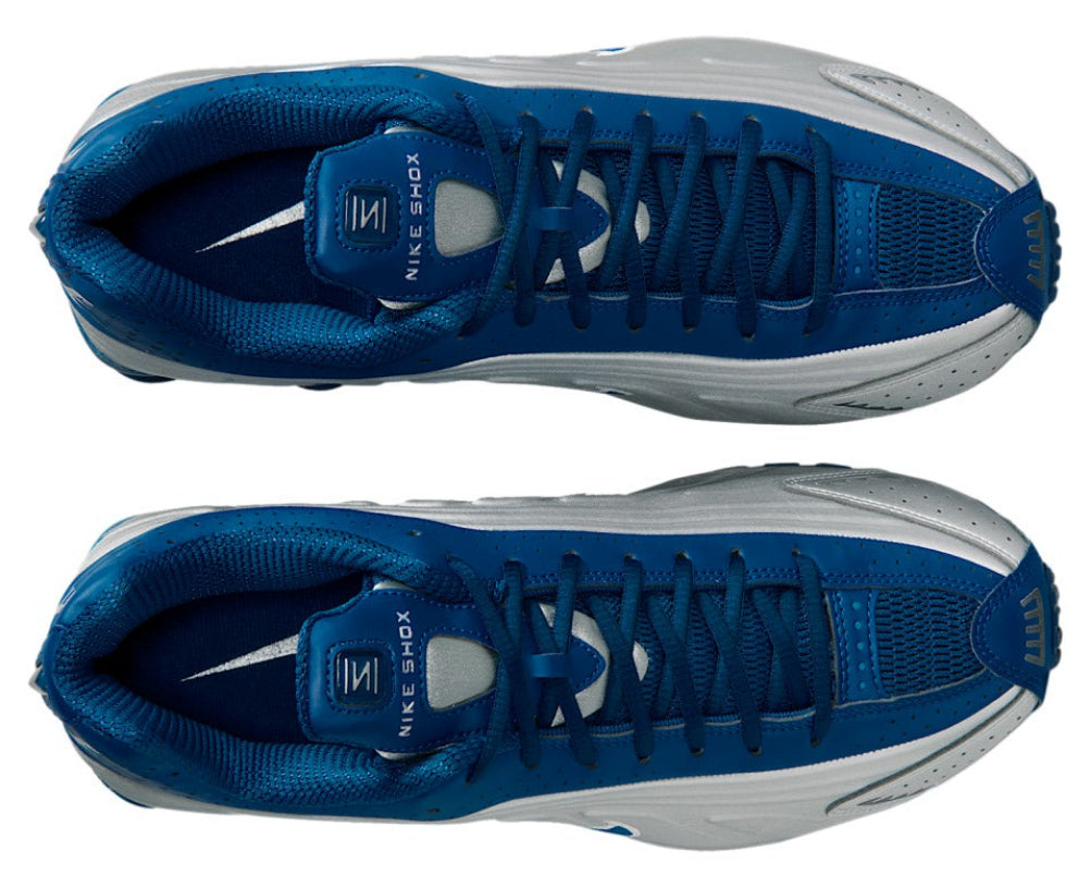 Nike Shox R4 Court Blue Metallic Silver