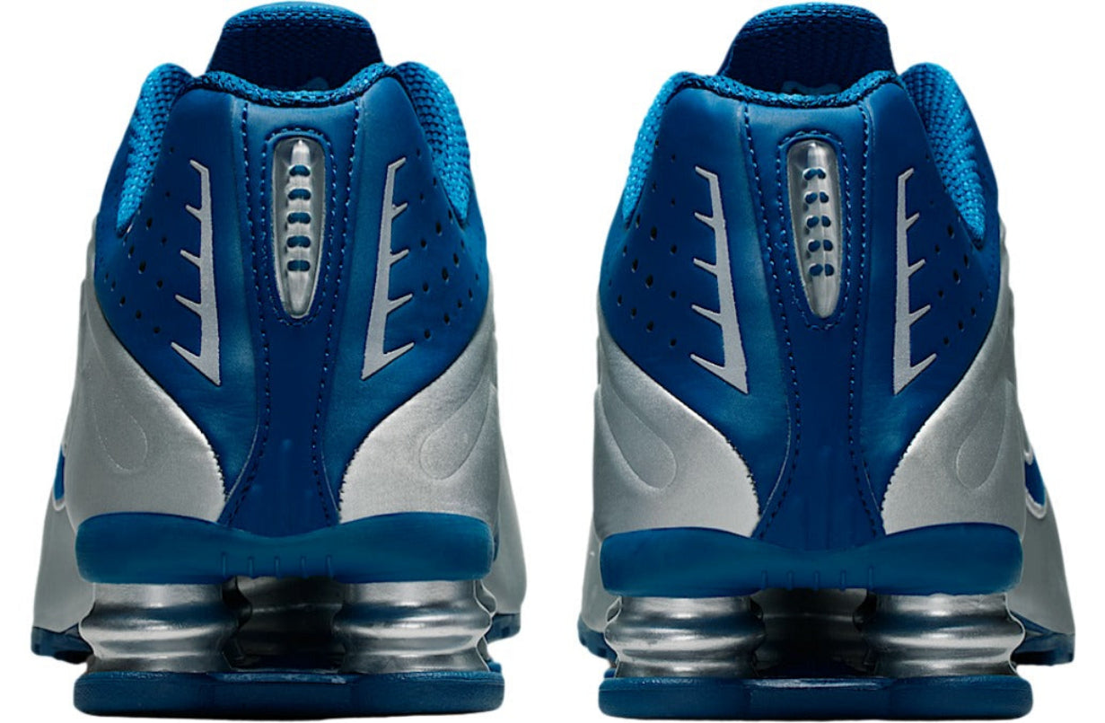 Nike Shox R4 Court Blue Metallic Silver