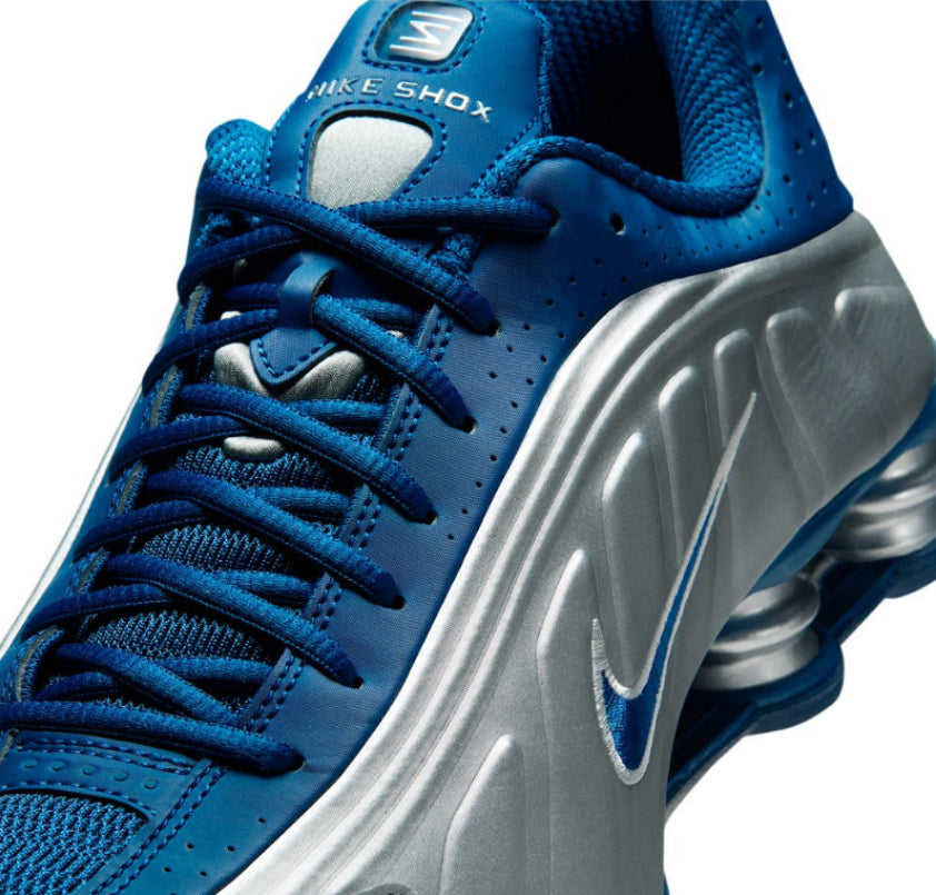 Nike Shox R4 Court Blue Metallic Silver