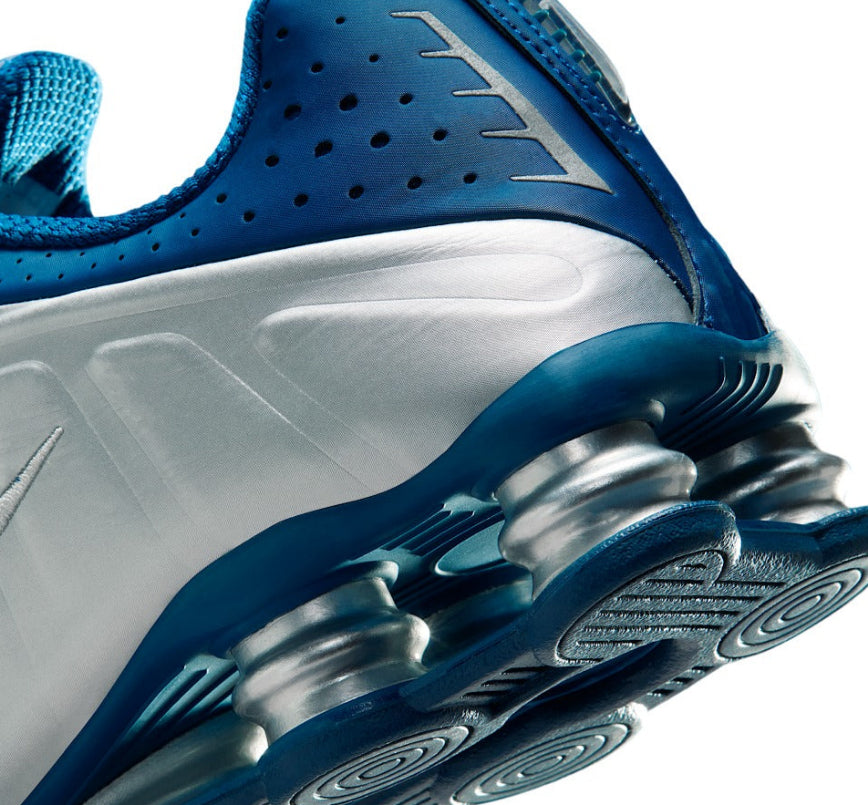 Nike Shox R4 Court Blue Metallic Silver