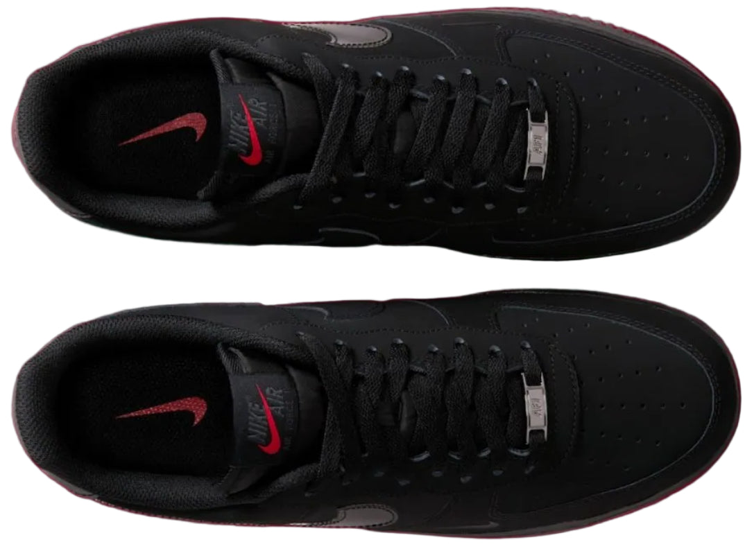 Nike Air Force 1 Low '07 LV8 Black Patent Swoosh