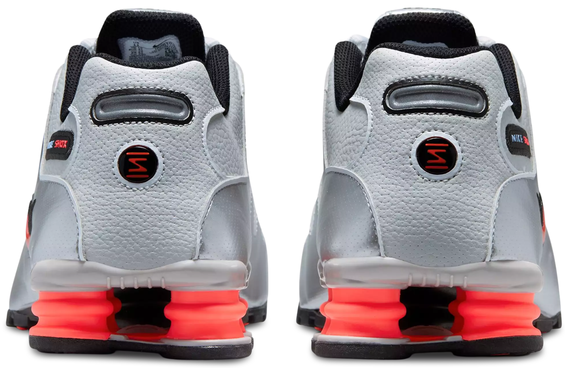 Nike Shox NZ Silver Gray Red