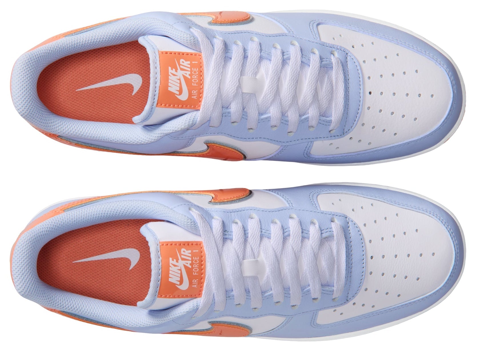 Nike Air Force 1 Low '07 Hydrogen Blue Orange Frost