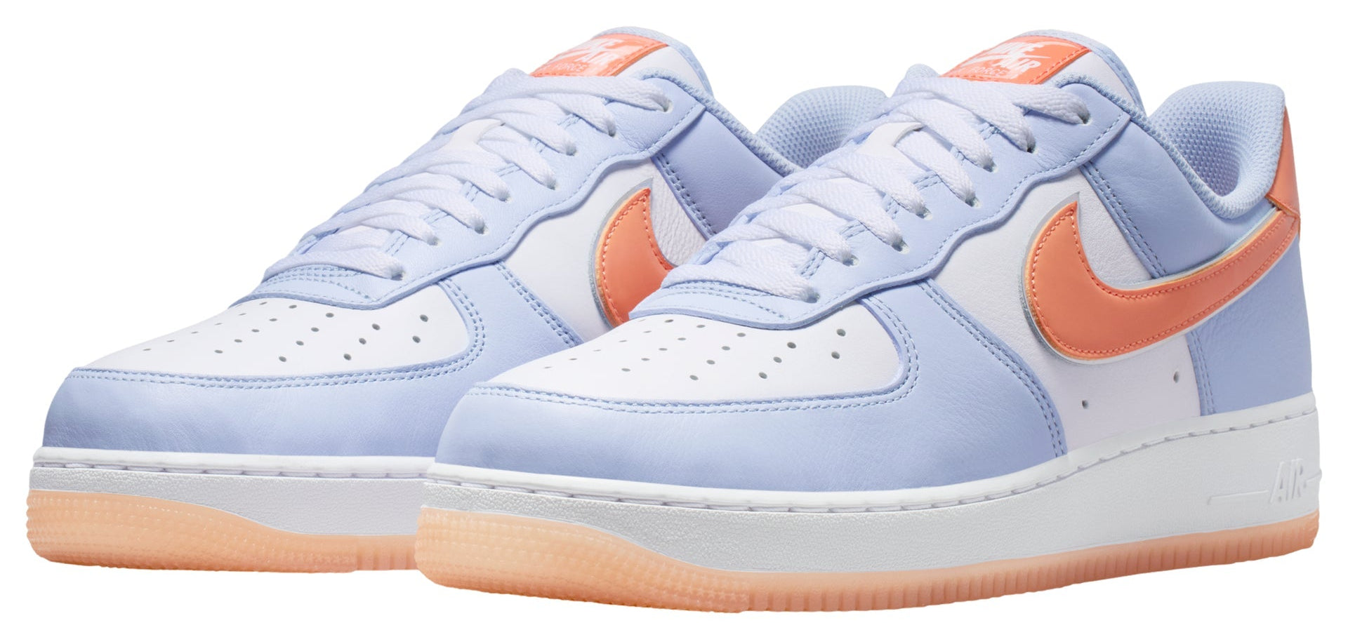 Nike Air Force 1 Low '07 Hydrogen Blue Orange Frost
