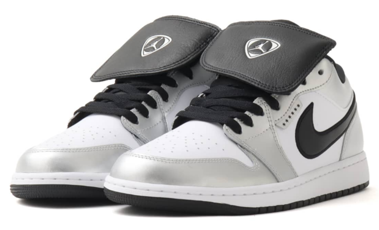 Jordan 1 Low SE Metallic Silver Tiempo