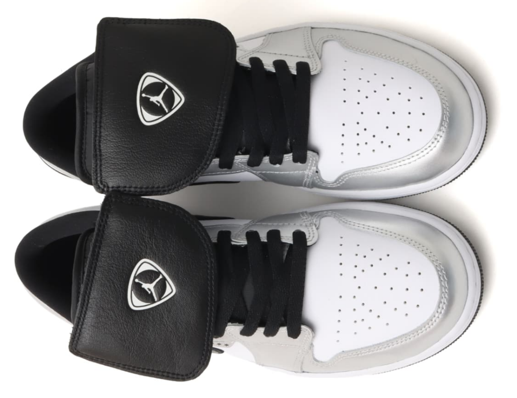 Jordan 1 Low SE Metallic Silver Tiempo