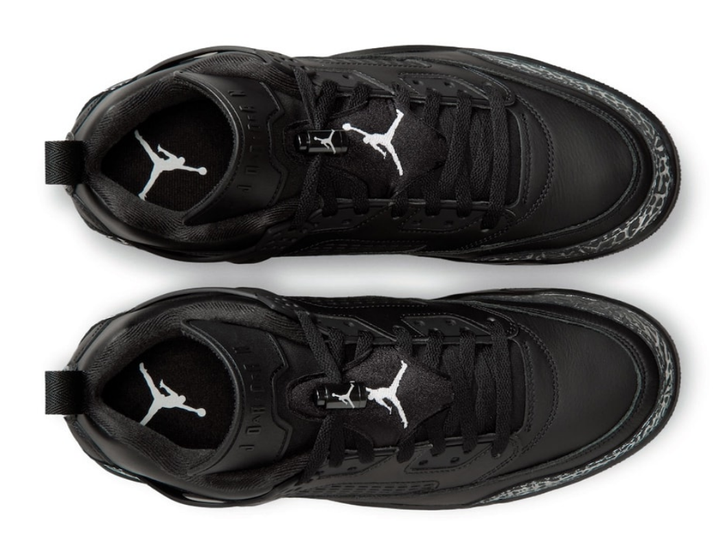 Jordan Spizike Low Black Metallic Silver