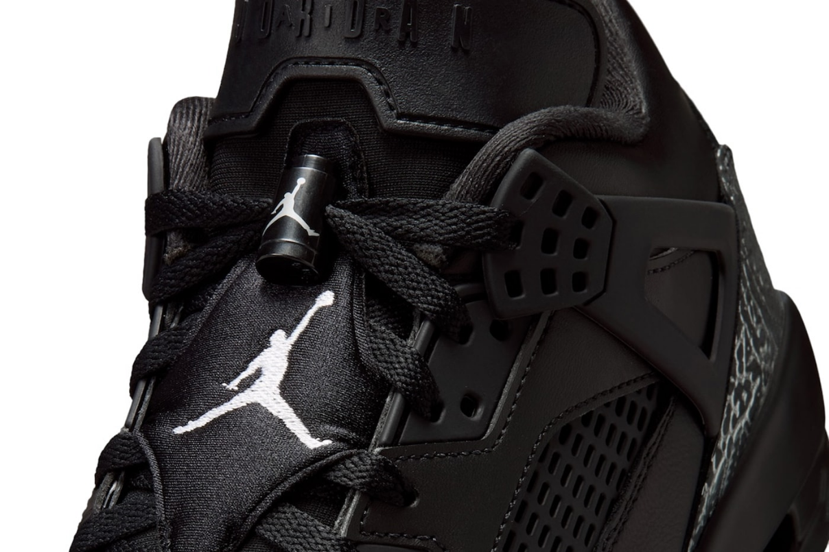 Jordan Spizike Low Black Metallic Silver