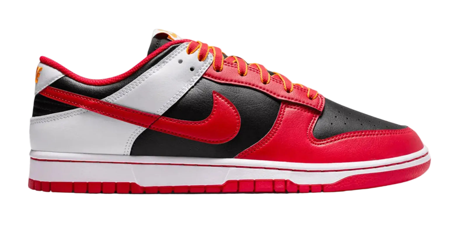 Nike Dunk Low Retro Black White University Red