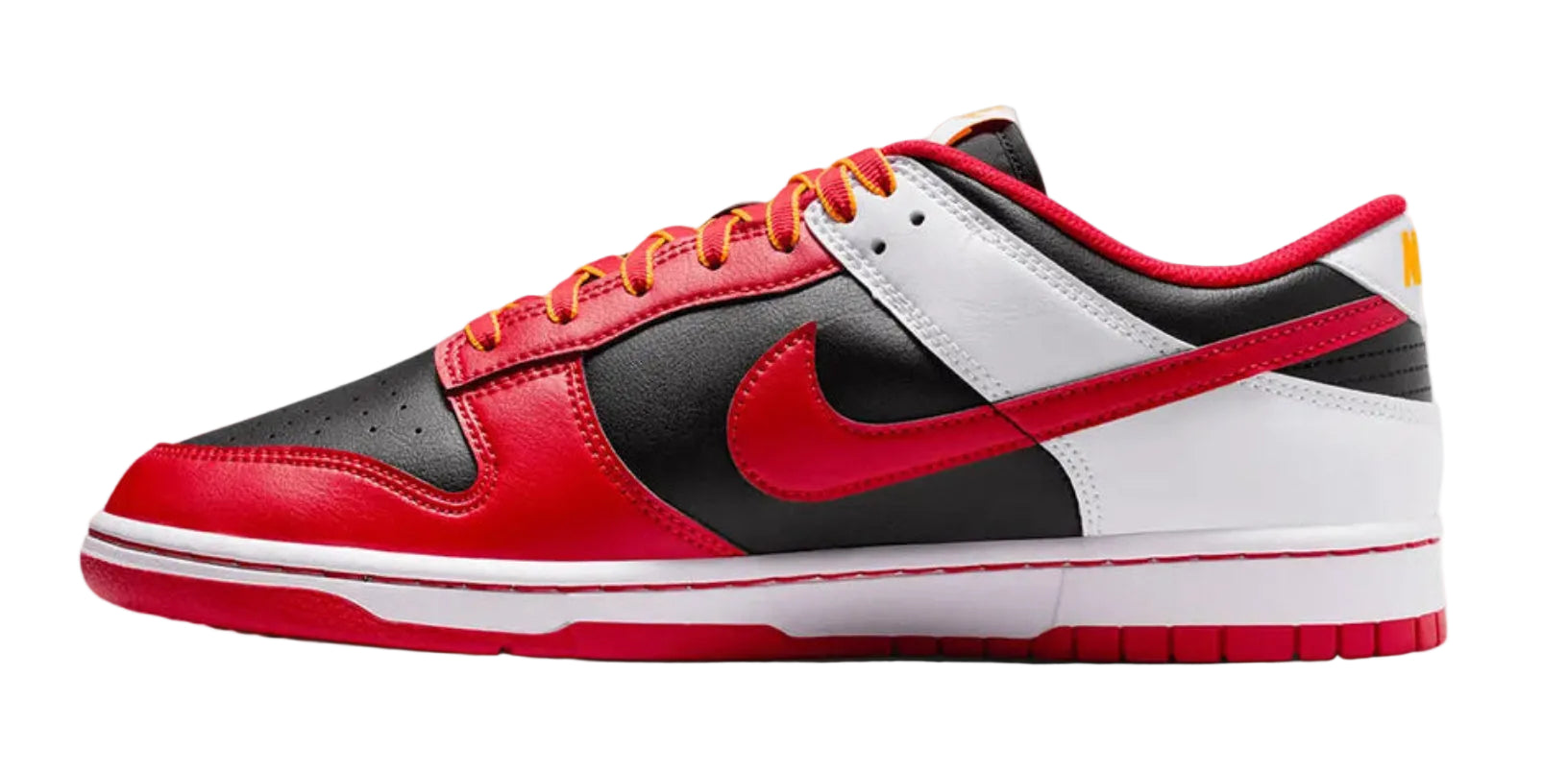 Nike Dunk Low Retro Black White University Red