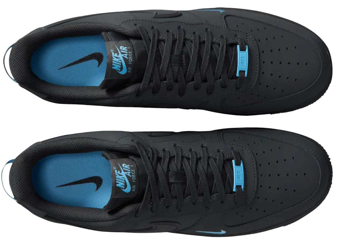 Nike Air Force 1 Low '07 Anthracite Anthracite Football Blue Black