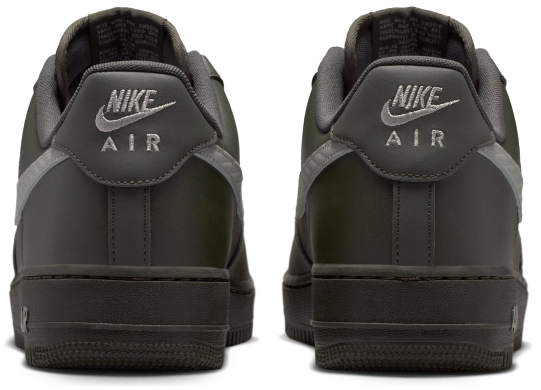 Nike Air Force 1 Low '07 Carbon Fiber Swoosh Newsprint College Grey