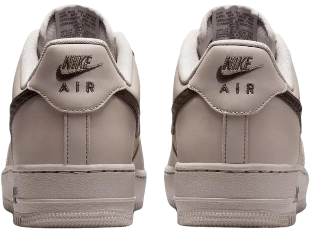 Nike Air Force 1 Low '07 Carbon Fiber Swoosh College Grey Newsprint