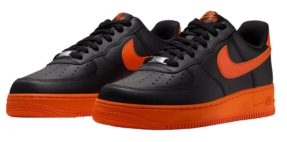 Nike Air Force 1 Low '07 Black Safety Orange