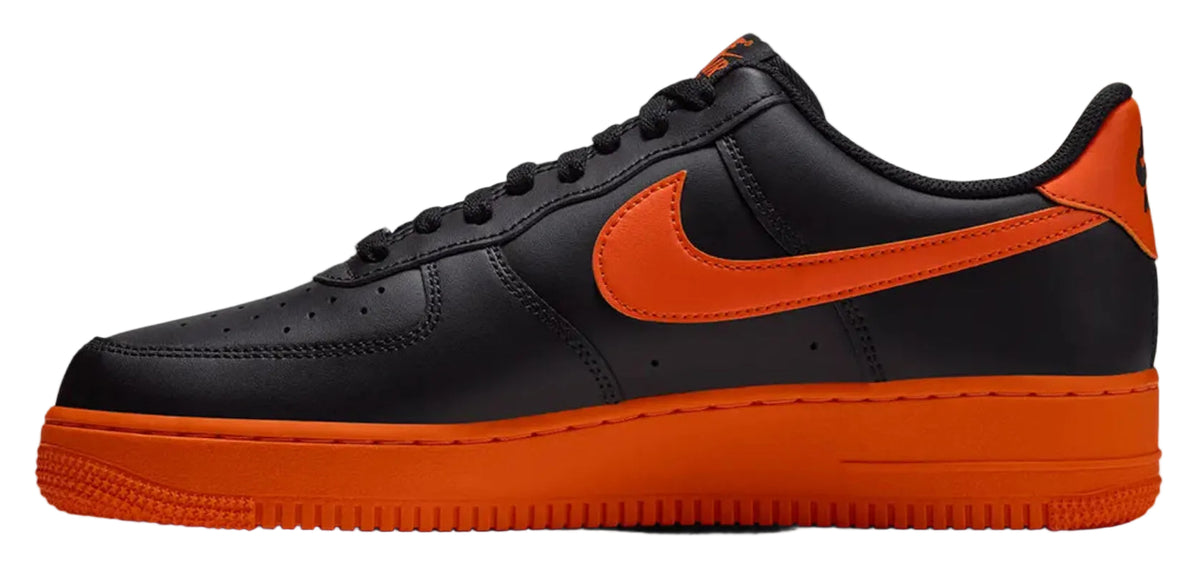Nike Air Force 1 Low '07 Black Safety Orange