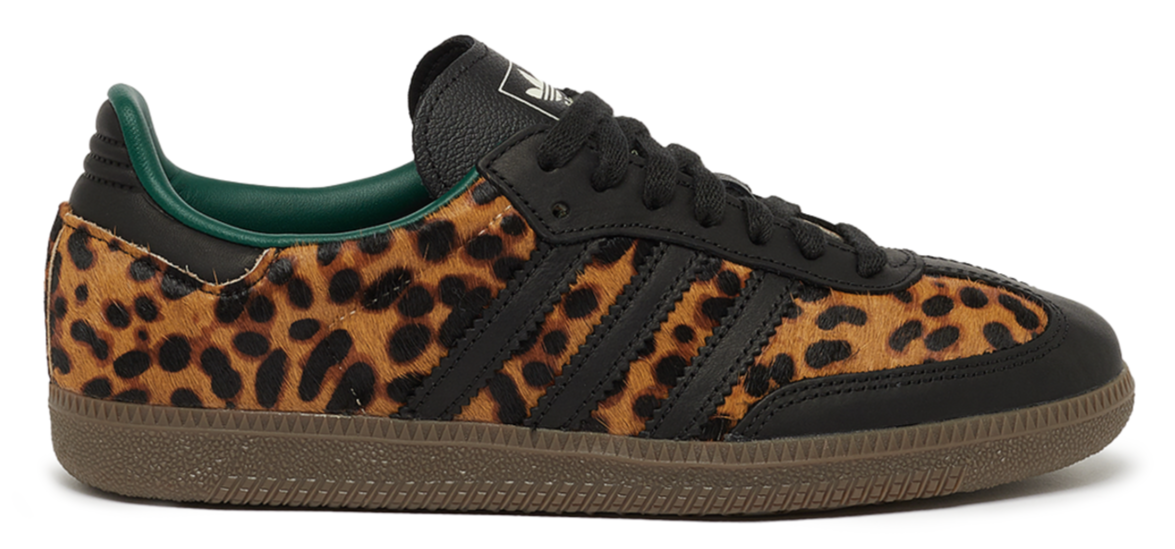 adidas Samba OG Black Green Leopard (Women's)
