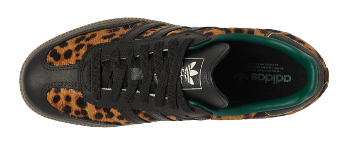 adidas Samba OG Black Green Leopard (Women's)