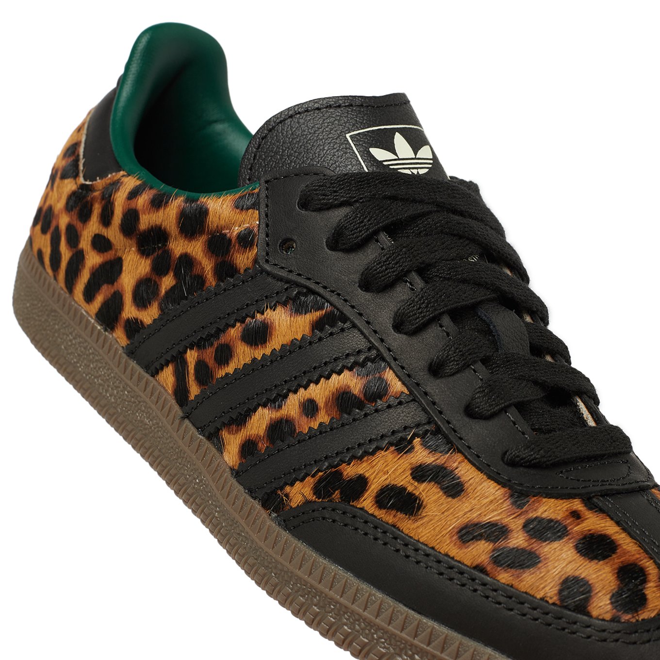 adidas Samba OG Black Green Leopard (Women's)