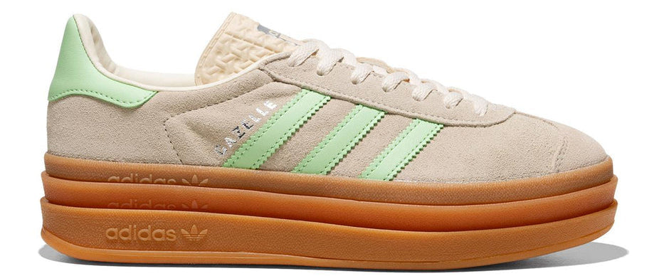 Adidas Gazelle Bold Wonder White Semi Green Spark (GS)